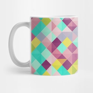 MULTICOLORED DIAMOND DESIGN, DIAMOND PATTERN Mug